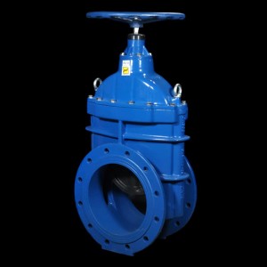 شیر کشویی کوتاه با فلکه زبانه لاستیکی  2 اینچ صنایع ریخته گری اردستان