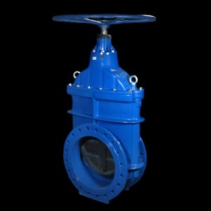 شیر کشویی کوتاه با فلکه زبانه لاستیکی  21/2 اینچ صنایع ریخته گری اردستان