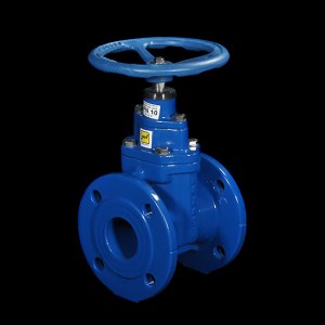 شیر کشویی کوتاه با فلکه زبانه لاستیکی  21/2 اینچ صنایع ریخته گری اردستان