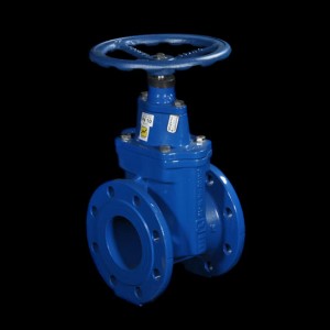 شیر کشویی کوتاه با فلکه زبانه لاستیکی  3 اینچ صنایع ریخته گری اردستان