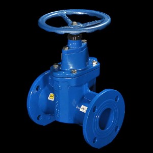 شیر کشویی کوتاه با فلکه زبانه لاستیکی 4 اینچ صنایع ریخته گری اردستان