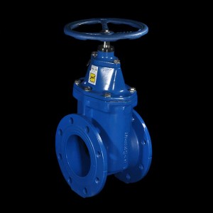 شیر کشویی کوتاه با فلکه زبانه لاستیکی 10 اینچ صنایع ریخته گری اردستان