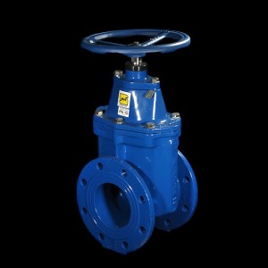 شیر کشویی کوتاه با فلکه زبانه لاستیکی 10 اینچ صنایع ریخته گری اردستان