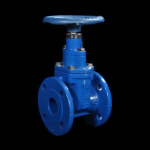 شیر کشویی کوتاه با فلکه زبانه لاستیکی 14 اینچ صنایع ریخته گری اردستان