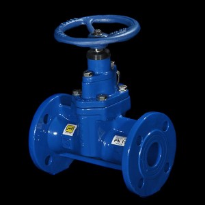 شیر کشویی کوتاه با فلکه زبانه لاستیکی 14 اینچ صنایع ریخته گری اردستان