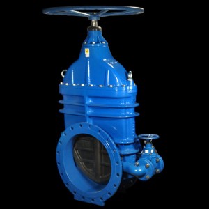 شیر کشویی کوتاه با فلکه زبانه لاستیکی 24 اینچ صنایع ریخته گری اردستان