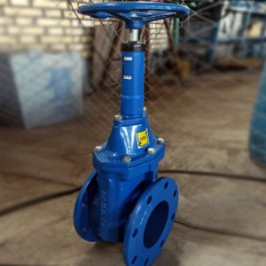 شیر کشویی کوتاه با نشانگر قطع و وصل با فلکه 12 اینچ صنایع ریخته گری اردستان