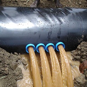 لوله تاشو هیدروگیت دو لایه دریچه دار