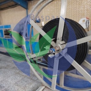 لوله ابیاری تاشو 125 (5 اینچ) حلقه 50 متری (ارسال با باربری و پس کرایه)