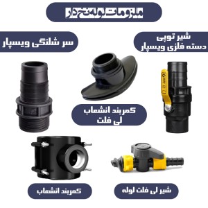 لوله نخدار (پلی فلت) 4/5 اینچ (110mm) TFP (صنایع پلیمری تیران)