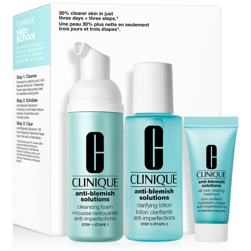 پک روتین پوستی ضد جوش کلینیک