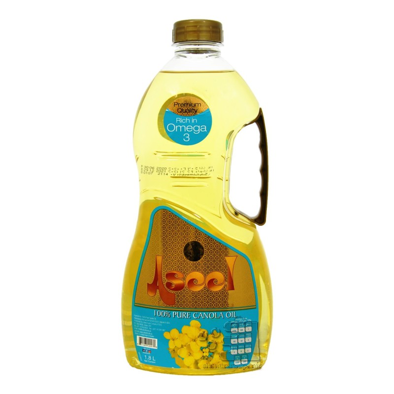 روغن اصیل کانولا مایع 1.5 لیتر مخصوص پخت و پز