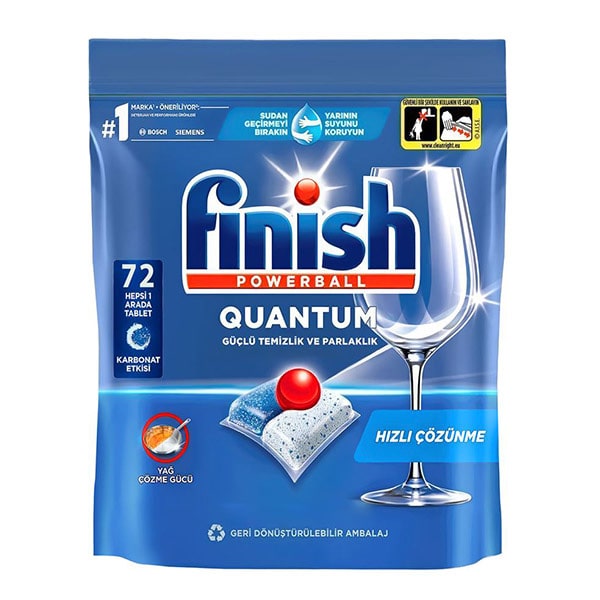 قرص ظرفشویی فینیش کوانتوم 72 عددی