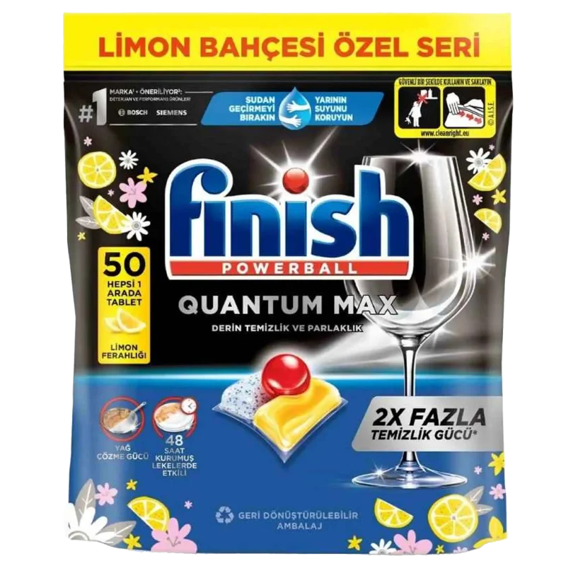 قرص ظرفشویی فینیش مکس لیمو 50 عددی