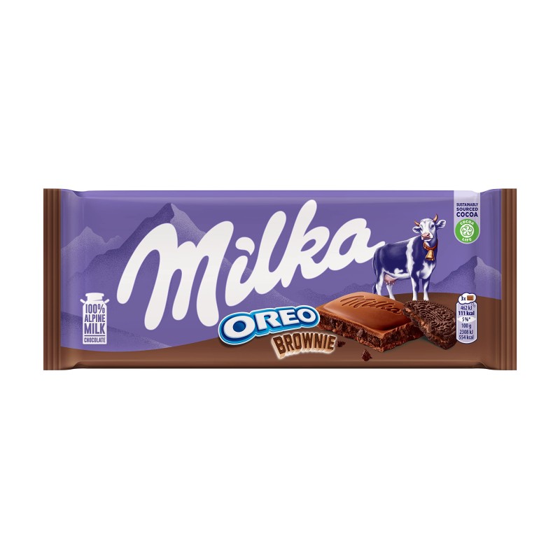 شکلات میلکا oreo brownie