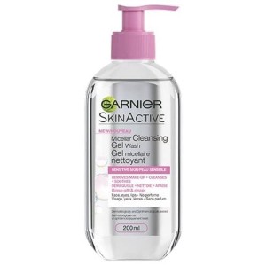 ژل شستشو صورت میسلار گارنیر پوست حساس