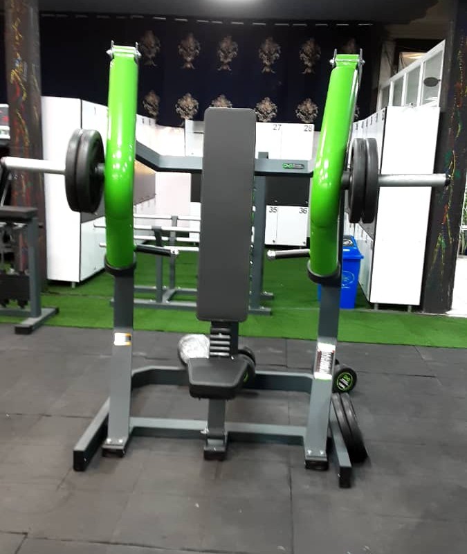 پرس سینه نشسته وزنه آزاد DHZ