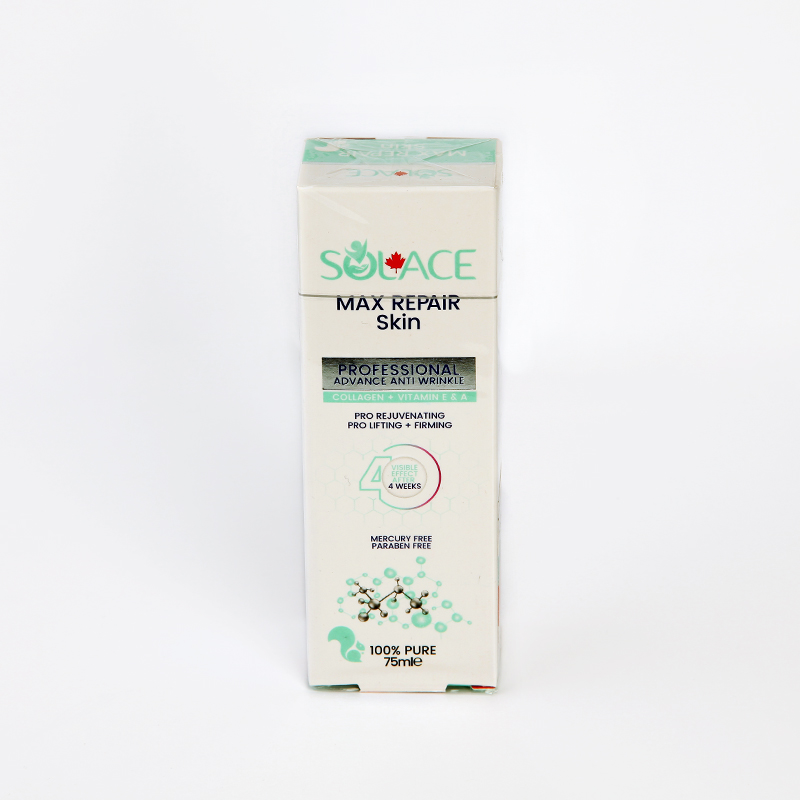 کرم ترمیمکننده و ضدچروک سولیس Solace Max Repair Skin – حاوی کلاژن و ویتامینهای A و E (۷۵ میل)