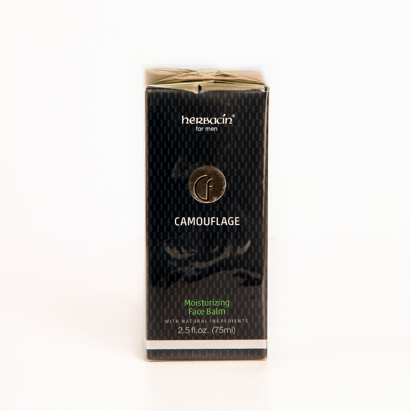 بالم مرطوبکننده صورت مردانه هرباسین مدل Camouflage حجم 75 میلیلیتر