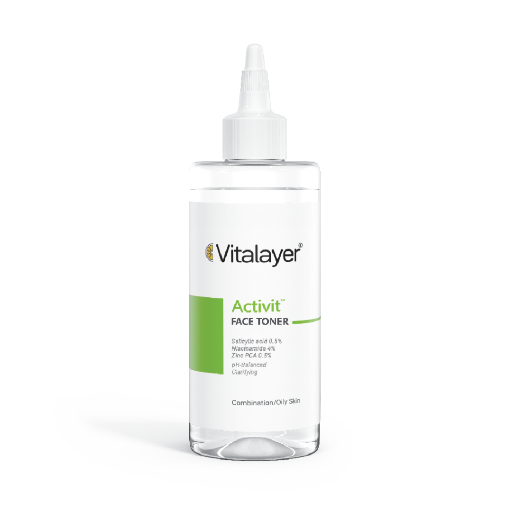 تونر پوست چرب Vitalayer Activit | پاکسازی منافذ و کنترل چربی پوست