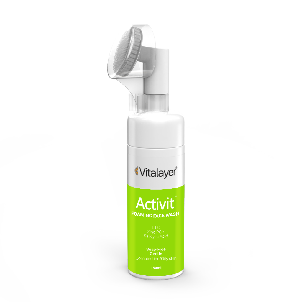 فوم شستشوی صورت Vitalayer Activit | پاک کننده پوست چرب و ضد جوش