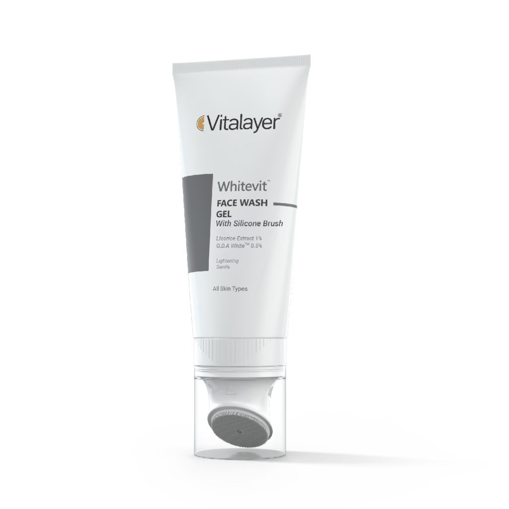 ژل شستشوی صورت Whitevit Face Wash Gel ویتالیر | روشنکننده و پاککننده پوست