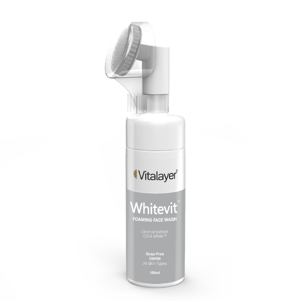 فوم شستشوی صورت Whitevit Foaming Face Wash ویتالیر | روشنکننده و پاککننده پوست