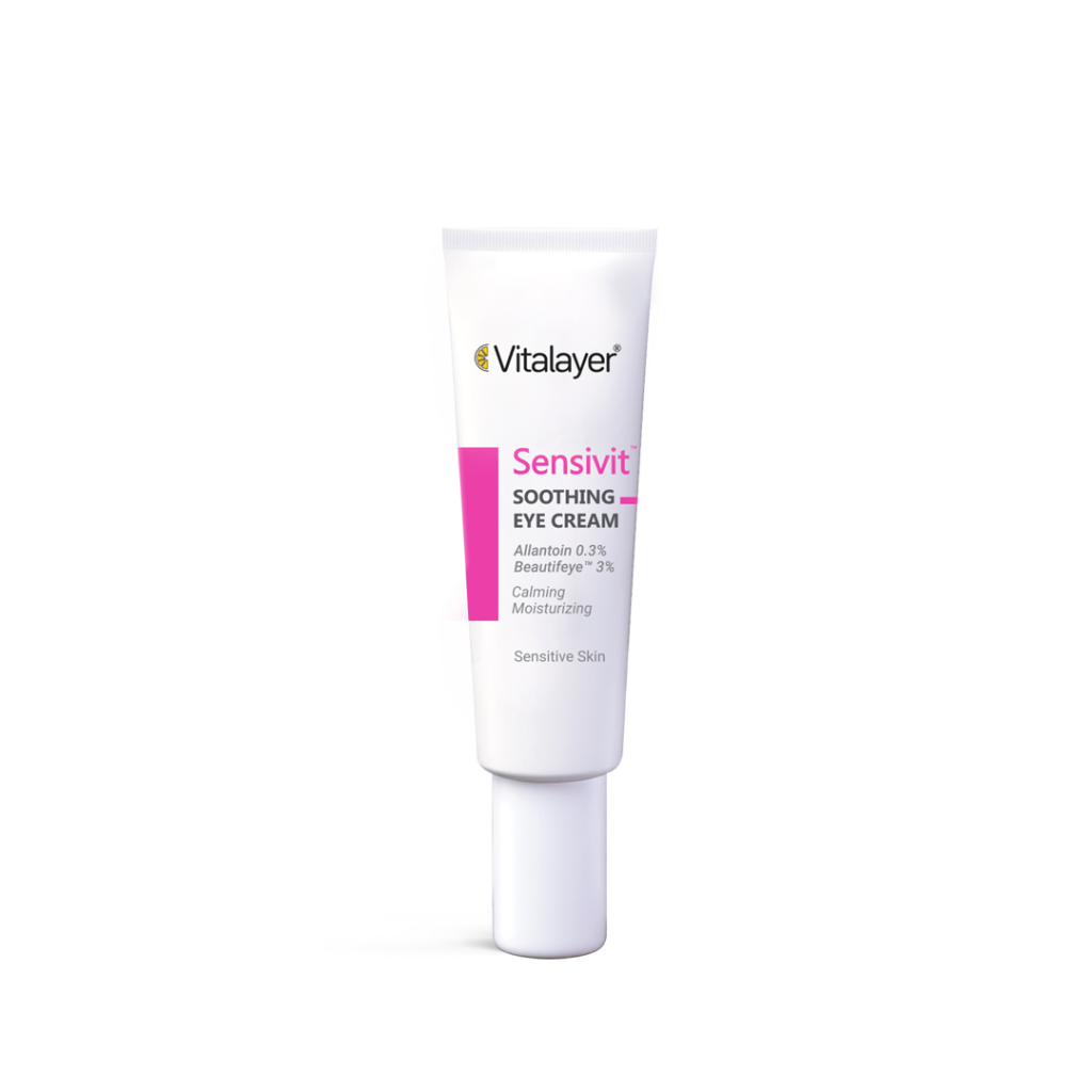 کرم دور چشم Sensivit Soothing Eye Cream ویتالیر | آبرسان و تسکیندهنده پوست حساس دور چشم