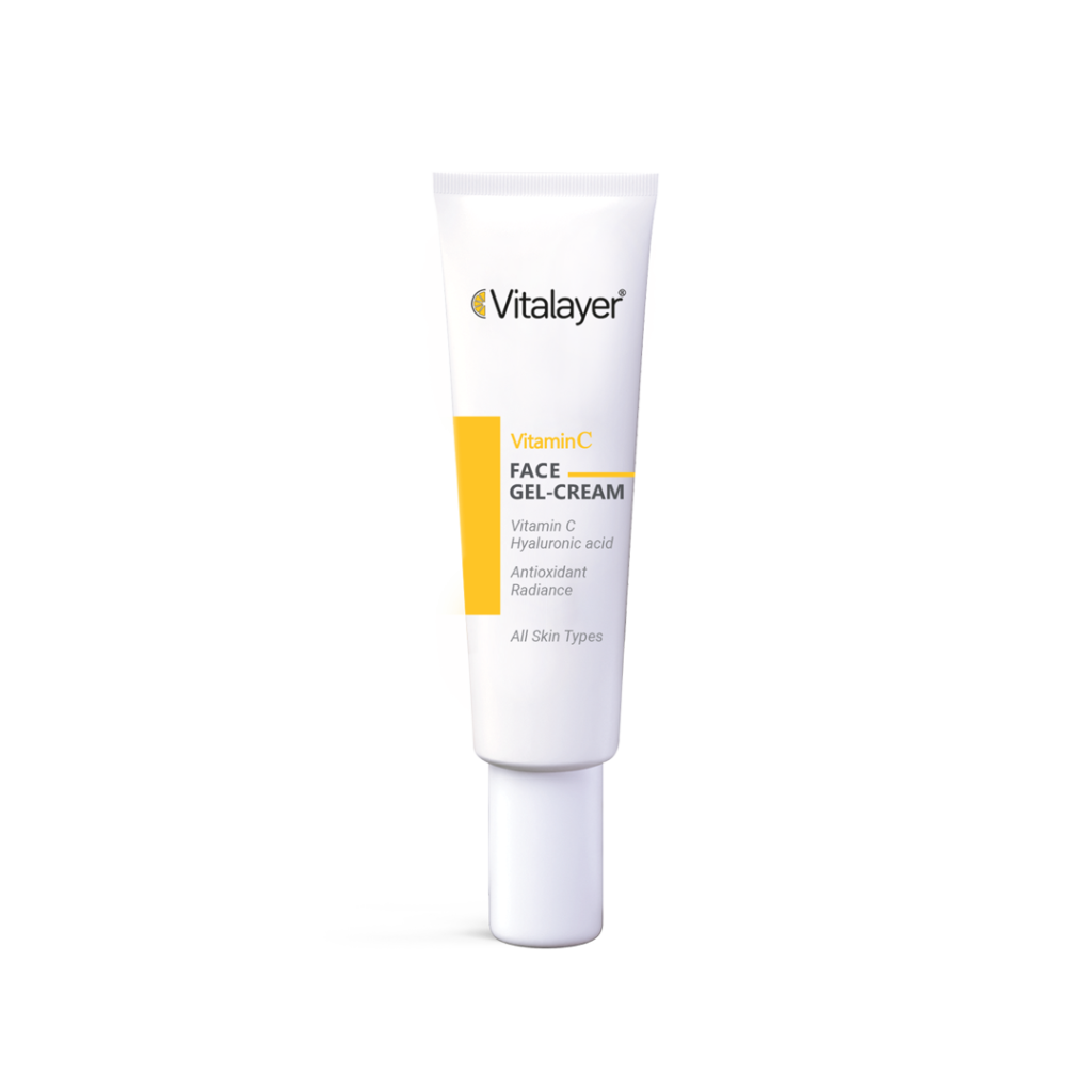 کرم ژل صورت ویتامین C ویتالیر Vitalayer حجم 50 میل | آبرسان و درخشانکننده پوست