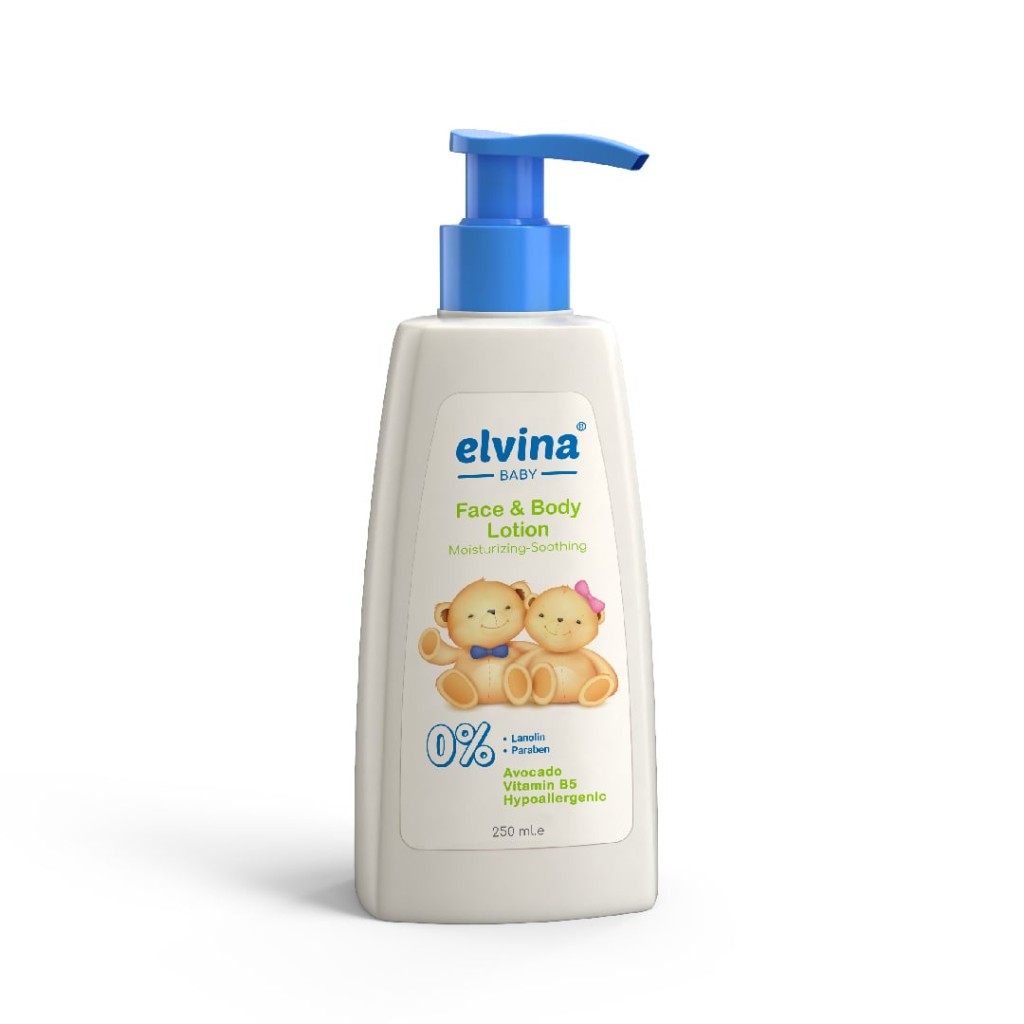 لوسیون بدن کودک الوینا Elvina Baby Body Lotion | آبرسانی و نرم کردن پوست کودک