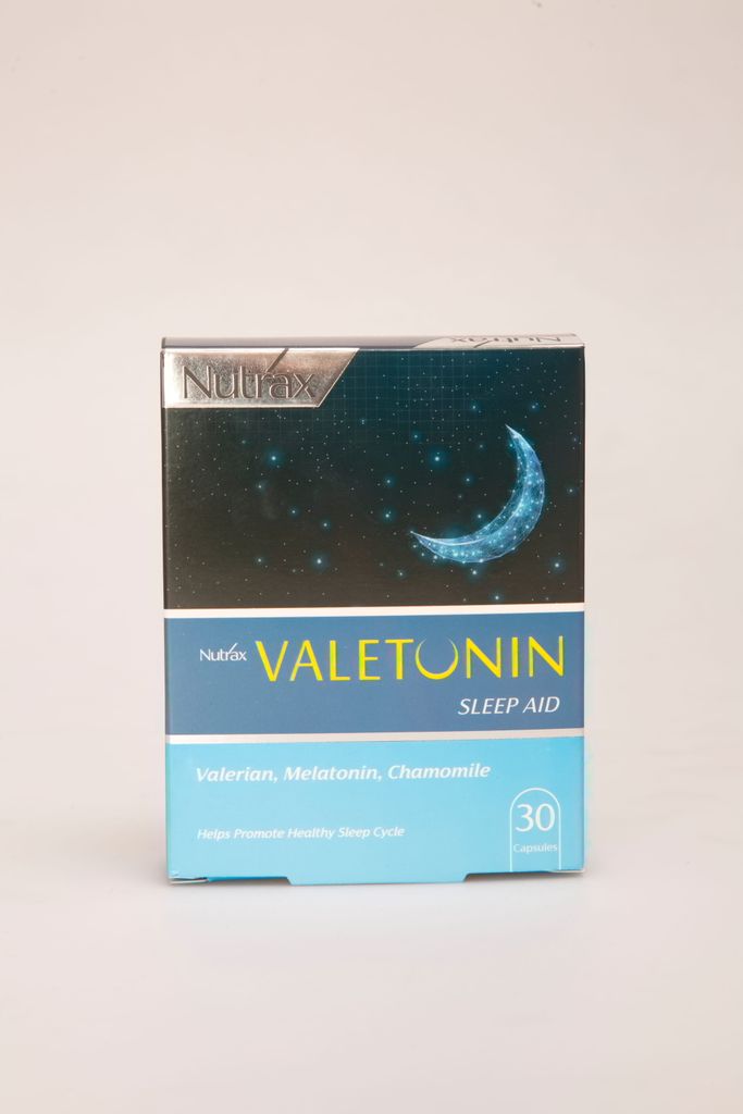 کپسول والتونین نوتراکس Nutrax Valetonin | مکمل کمک به خواب، آرامش و تنظیم چرخه خواب