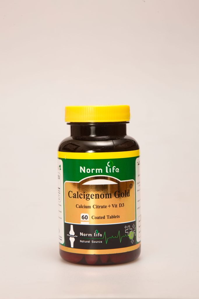 قرص کلسیژنوم گلد نورم لایف Norm Life Calcigenom Gold | کلسیم سیترات و ویتامین D3 برای سلامت استخوان