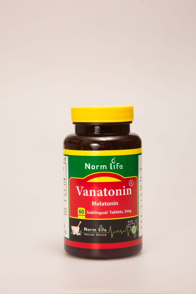 قرص زیرزبانی واناتونین ۳ میلیگرم نورم لایف Norm Life Vanatonin Melatonin 3mg | مکمل تنظیم خواب و بیخوابی