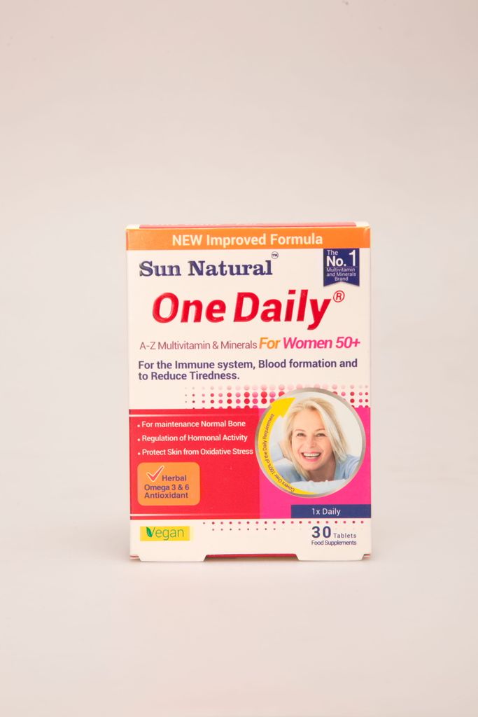 قرص One Daily For Women 50+ سان نچرال | مولتی ویتامین کامل بانوان بالای ۵۰ سال