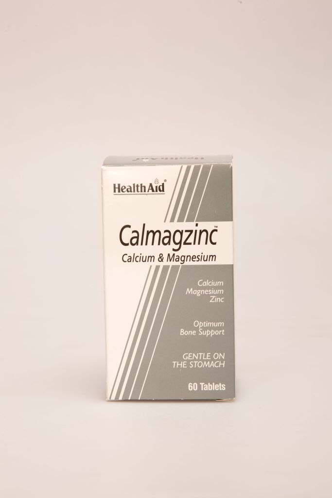 قرص کالماگزینک هلث اید | مکمل کلسیم، منیزیم و زینک HealthAid Calmagzinc 60 Tablets