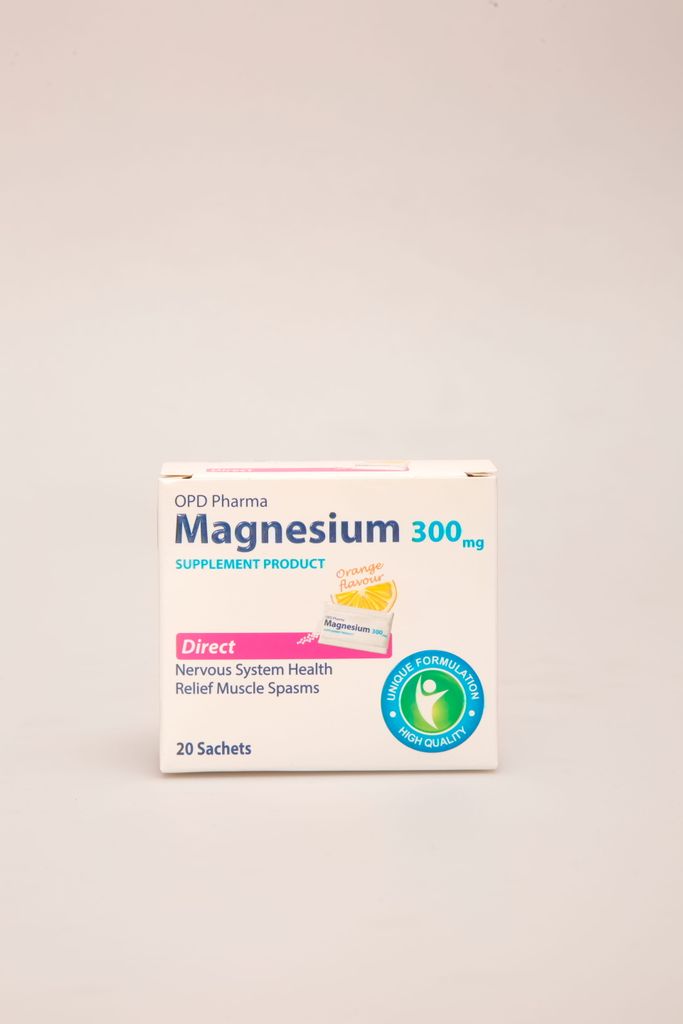 ساشه منیزیم 300 میلیگرم OPD Pharma Direct | Magnesium 300 Direct