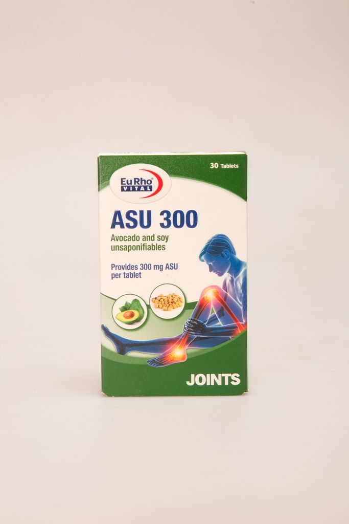 قرص ASU 300 یوروویتال | مکمل سلامت مفاصل حاوی عصاره آووکادو و سویا