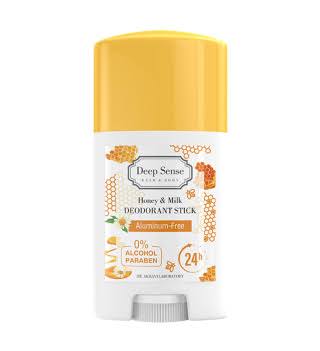 استیک خوشبو کننده بدن (دئودورانت) شیر و عسل دیپ سنس Deep Sense Deodorant Stick | کاهش بوی نامطبوع بدن و ایجاد حس خوشبویی طولانیتر