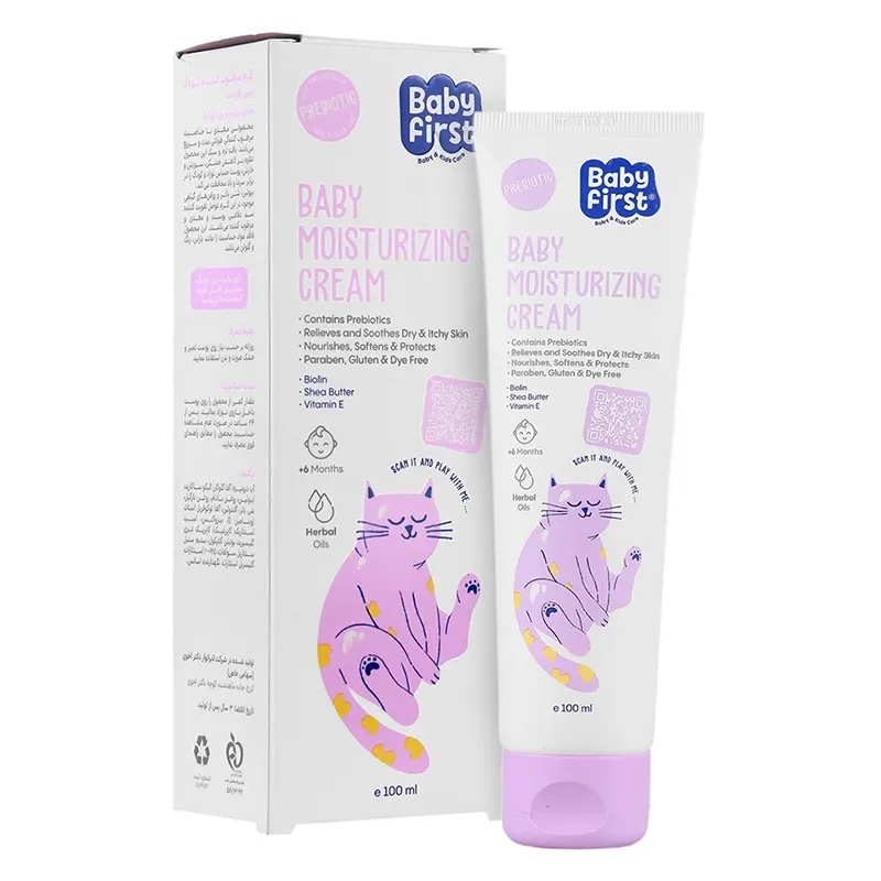 کرم مرطوب کننده کودک بیبی فرست Baby First Baby Moisturizing Cream | مناسب مراقبت روزانه کودک
