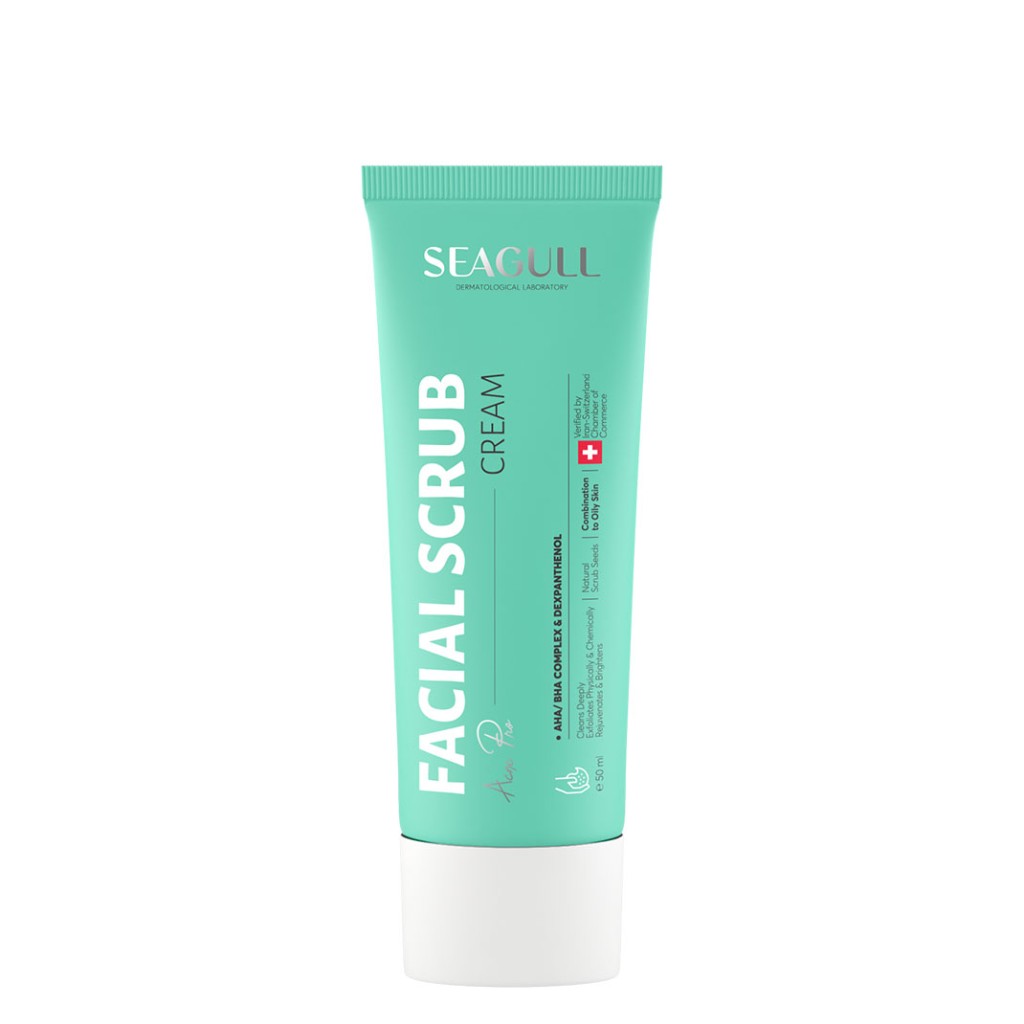 اسکراب صورت سیگل SEAGULL Facial Scrub | لایه بردار ملایم و پاک کننده پوست