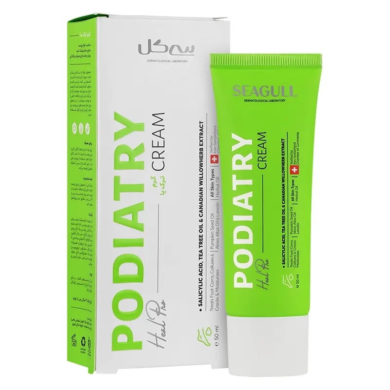 کرم ترک پا سیگل SEAGULL Podiatry Cream | ترمیم کننده و نرم کننده پوست خشک و ترک خورده پا