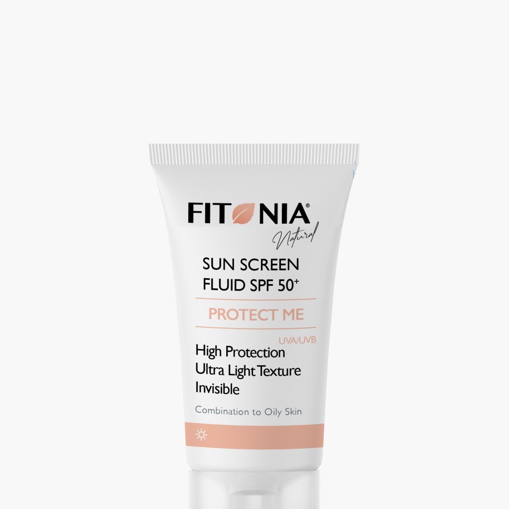 ضد آفتاب فلوئیدی SPF50 بیرنگ فیتونیا Fitonia Protect Me Sunscreen Fluid SPF50+ Invisible | مناسب پوست مختلط تا چرب
