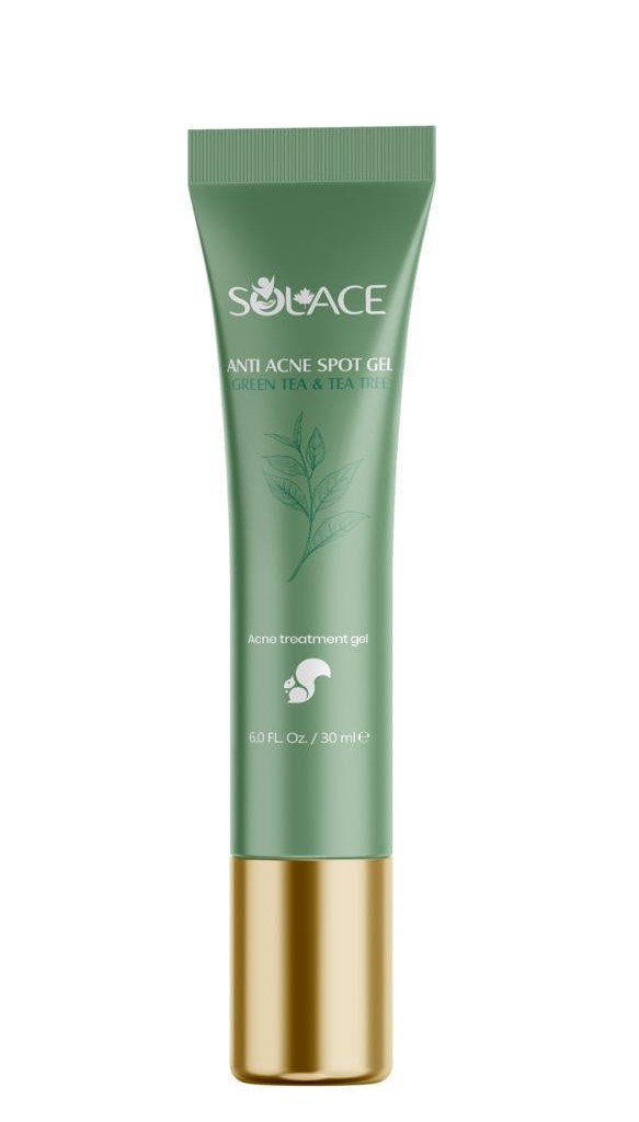 ژل ضد جوش سولیس مدل Anti Acne Spot Gel حاوی چای سبز و درخت چای 30 میلیلیتر
