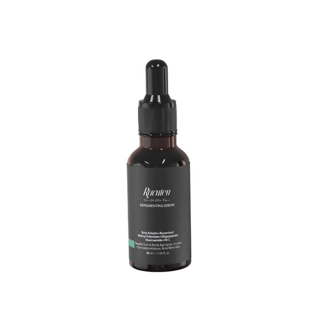 سرم ضد لک و روشن کننده راکوتن Racuten Depigmenting Serum حاوی نیاسینامید، ویتامین C و بتا آربوتین حجم 30 میلیلیتر