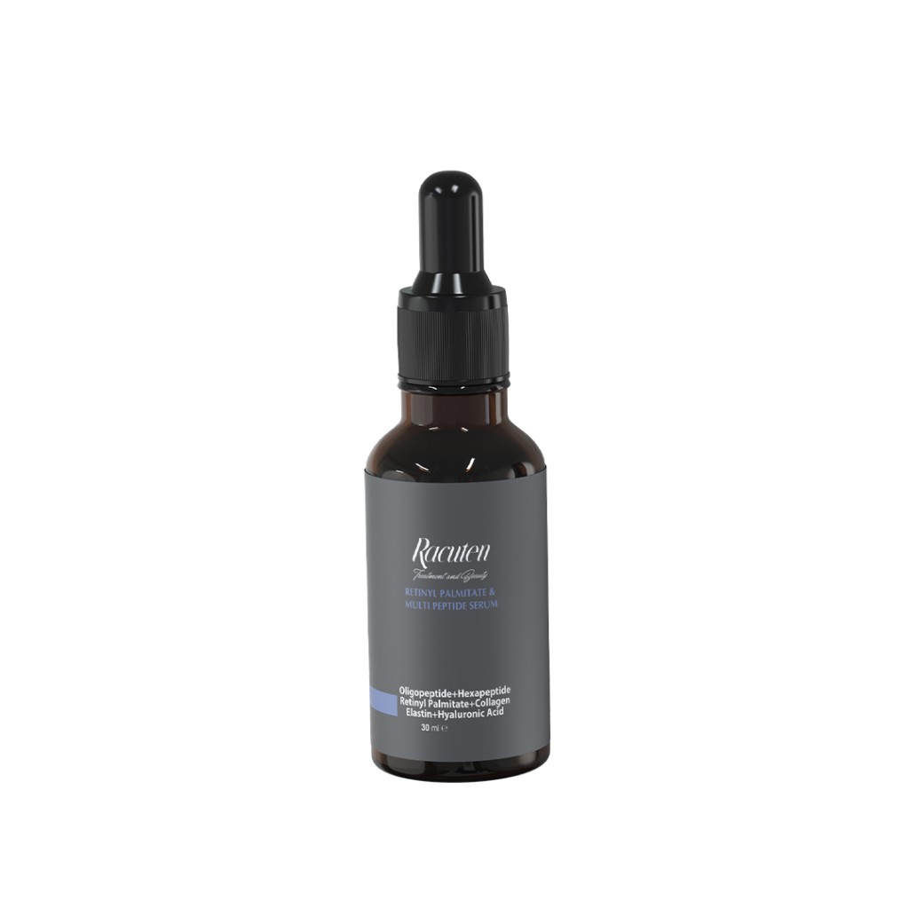 سرم رتینیل پالمیتات و مولتی پپتاید راکوتن Racuten Retinyl Palmitate & Multi Peptide Serum ضد چروک و جوانساز 30 میلیلیتر