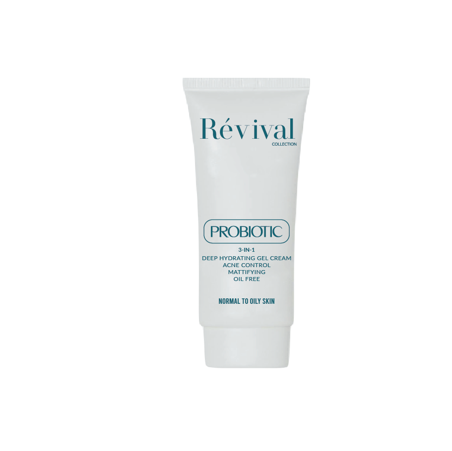 ژل کرم آبرسان پروبیوتیک ۳ در ۱ رویوال Révival Probiotic 3-in-1 Deep Hydrating Gel Cream