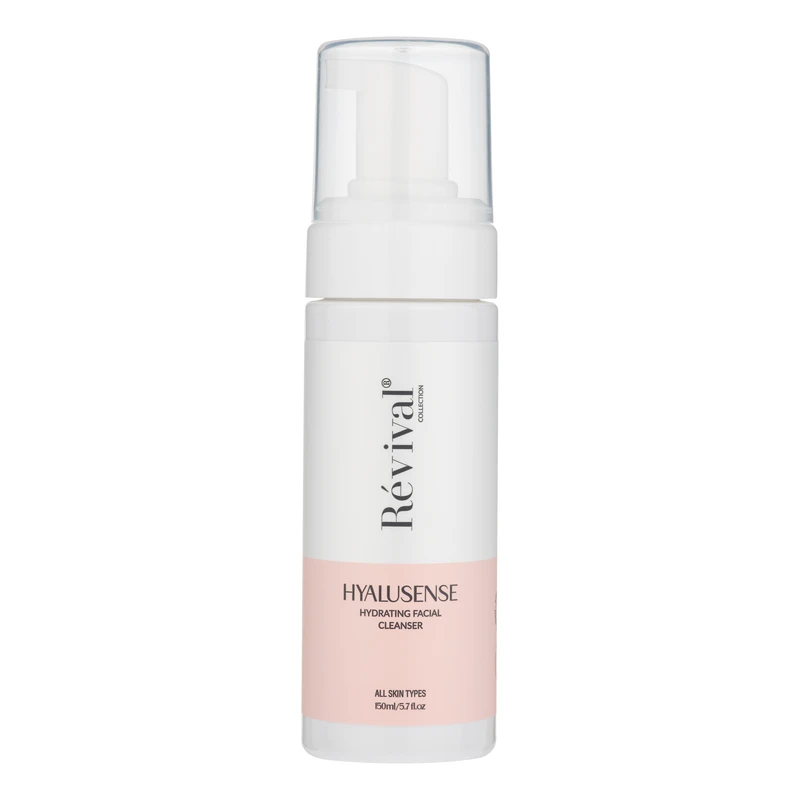 فوم شستشوی آبرسان صورت هیالوسنس رویوال مناسب انواع پوست، ۱۵۰ میلیلیتر (Revival Hyalusense Hydrating Facial Cleanser for All Skin Types, 150 mL)