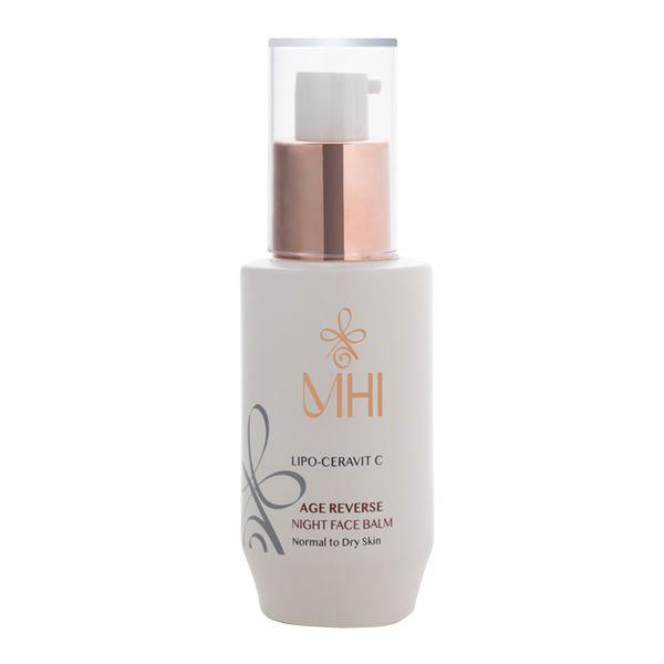 یالم شب ضدچروک ایج ریورس ام اچ آی مناسب پوست نرمال تا خشک MHI Age Reverse Night Face Balm