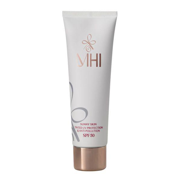 کرم ضدآفتاب رنگی ام اچ آی سانی اسکین SPF 50 MHI Sunny Skin Tinted UV Protection & Anti Pollution SPF 50