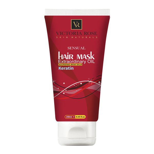 ماسک مو ویکتوریا رز مدل سنشوال حاوی کراتین حجم ۲۵۰ میلیلیتر Victoria Rose Sensual Hair Mask Keratin 250 ml